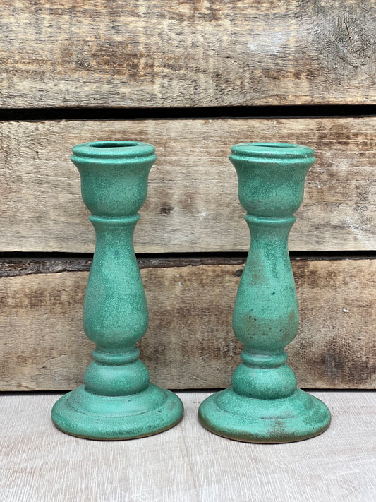 Stoneware Candlesticks
