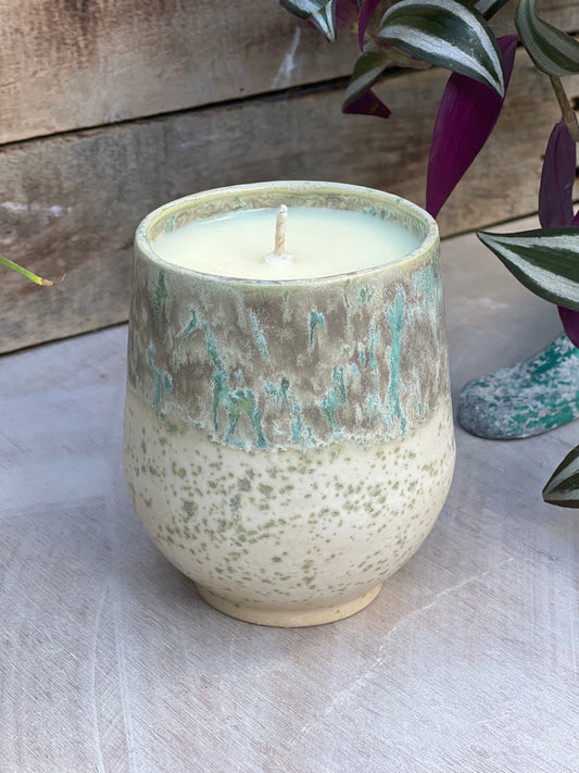 Dunes Pot with Lemongrass & Orange Essential Oil Candle